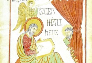 Saint Matthieu écrivant l'évangile