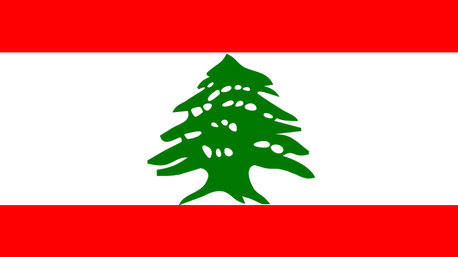 le liban drapeau