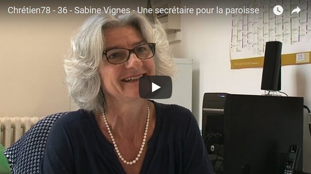 CHRETIENS 78 - Secrétaire de paroisse à La Celle Saint Cloud depuis huit ans, Sabine Vignes met son dynamisme au service des prêtres et des paroissiens. Elle gère avec sa collègue, agenda et rendez-vous, accueil et secrétariat, avec le sourire et un sens profond de l’écoute.