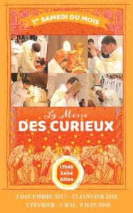 flyer messe des curieux - Bois d'Arcy