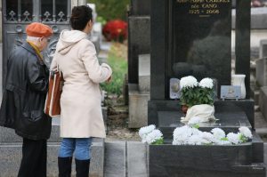 accueil catholique au cimetière