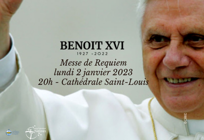 Une messe de requiem a été célébrée lundi 2 janvier 2023 à la cathédrale Saint-Louis de Versailles.