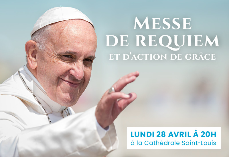 Retrouvez ici l'homélie de la messe de requiem et d’action de grâce pour le pape François, qui a été présidée par Mgr Luc Crepy le lundi 28 avril à la Cathédrale Saint-Louis à Versailles.